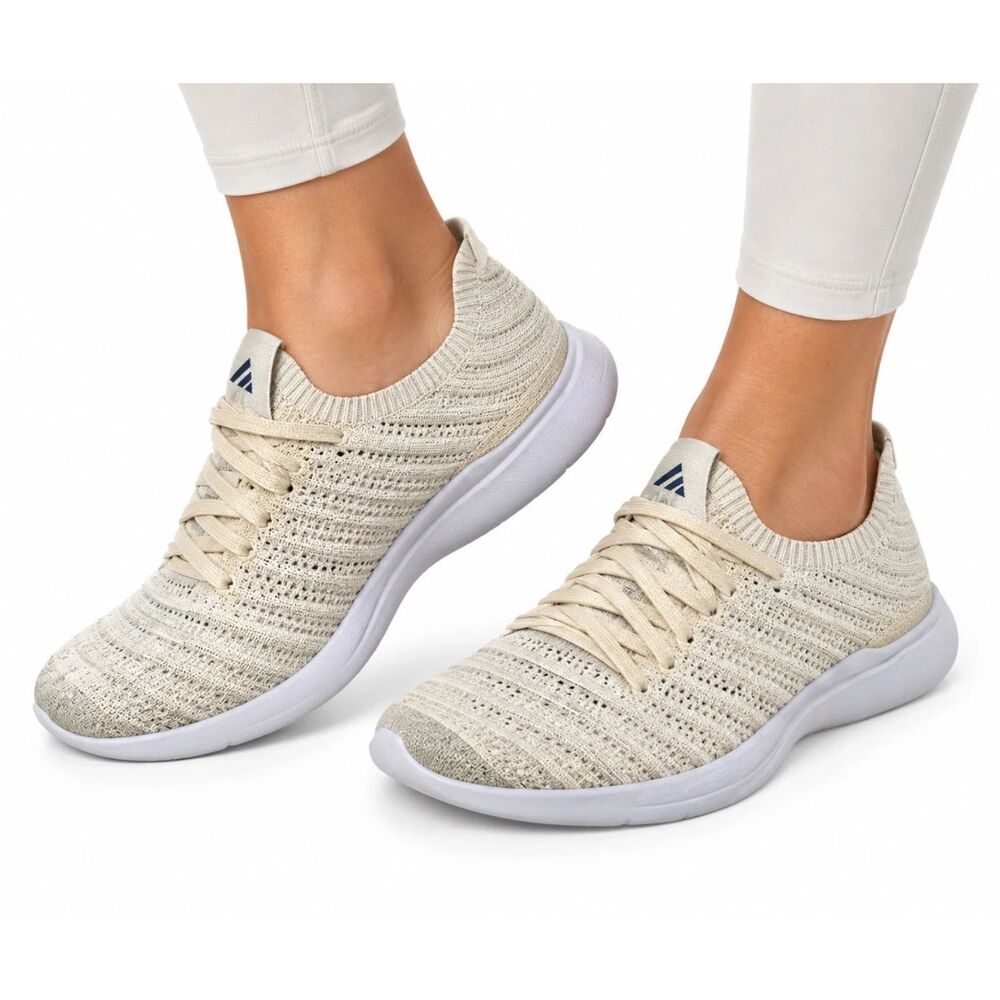 APL TechLoom Wave Women’s Sneakers Size 7.5 Blue White Athletic Propulsion Labs